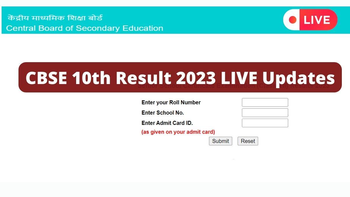 CBSE 10th Result 2023 DECLARED: 93.12 Percent Pass, Girls outperformed Boys, Check CBSE Class 10 Result Online at cbse.nic.in