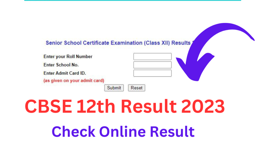 CBSE 12th Result 2023 Date: Check Online Result @results.cbse.nic.in - APSBB