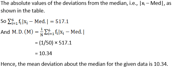 NCERT Soluitons for Class 11 Maths Chapter 15 Statistics Image 17