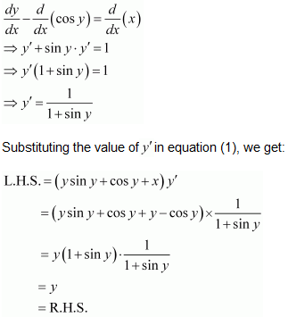 NCERT Solutions class 12 Maths Differential Equations