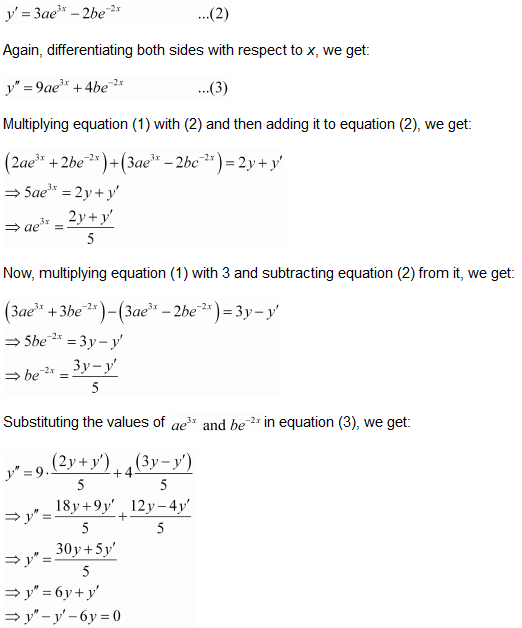 NCERT Solutions class 12 Maths Differential Equations