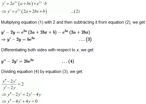 NCERT Solutions class 12 Maths Differential Equations