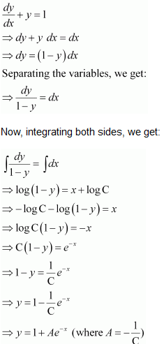 NCERT Solutions class 12 Maths Differential Equations