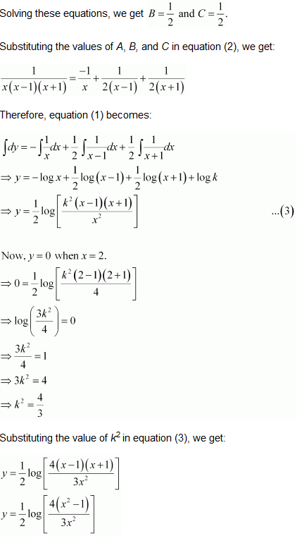 NCERT Solutions class 12 Maths Differential Equations