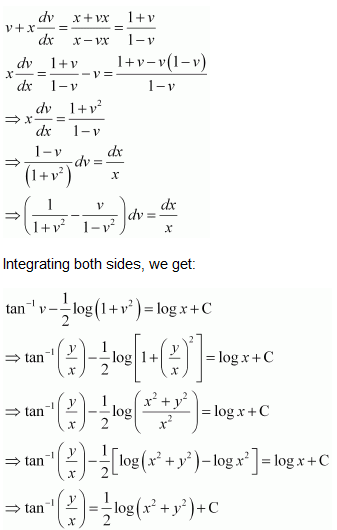 NCERT Solutions class 12 Maths Differential Equations