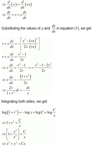 NCERT Solutions class 12 Maths Differential Equations