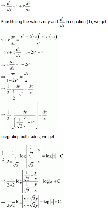 NCERT Solutions class 12 Maths Differential Equations