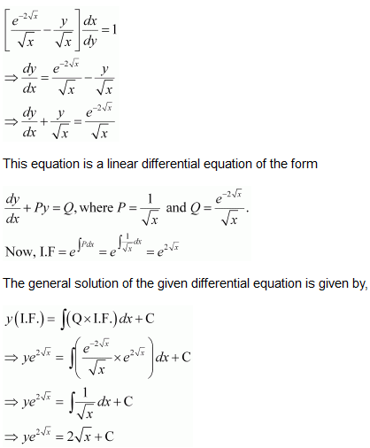 NCERT Solutions class 12 Maths Differential Equations