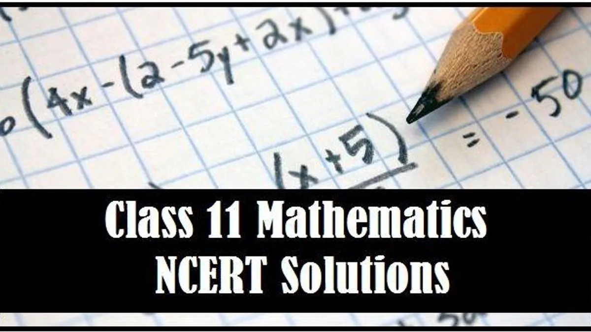 NCERT Solutions for Class 11 Maths