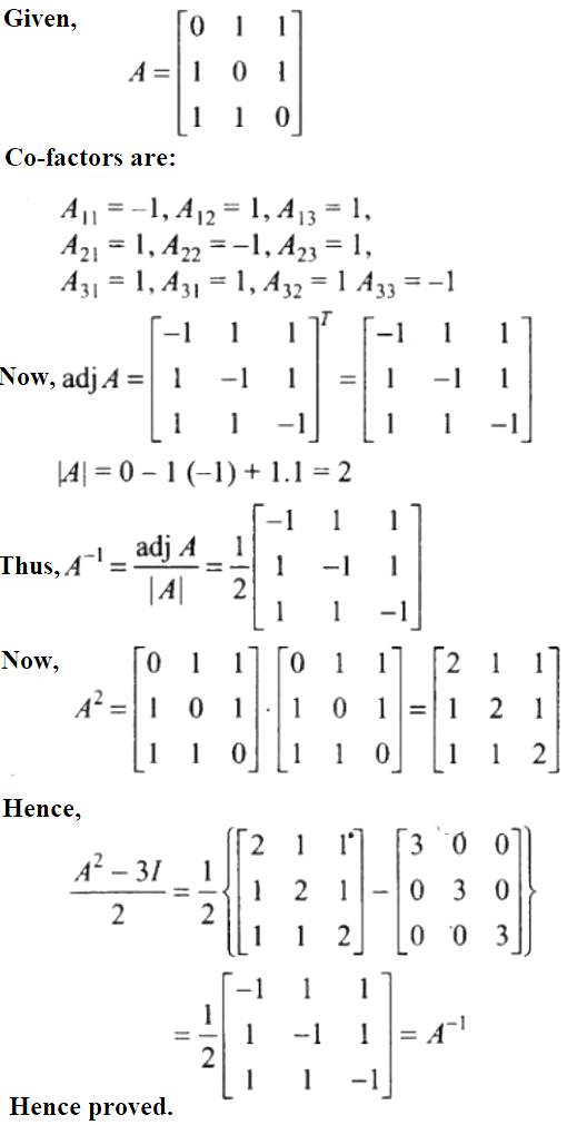 NCERT Exemplar Solutions Class 12 Mathematics Chapter 4 - 39